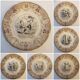 Talking plates with entremets set of 12 pieces
