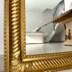 19th-century antique gilded mirror.