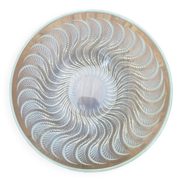 Opalescent glass bowl/coupe "Actinia" by René Lalique