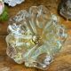 Murano glass ashtray with gold leaf by Barovier and Toso