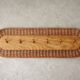 Rattan and wood wall coat rack by ULUV, former Czechoslovakia 1960