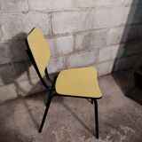 Yellow formica chair 1960