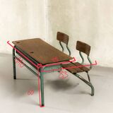 Double school desk