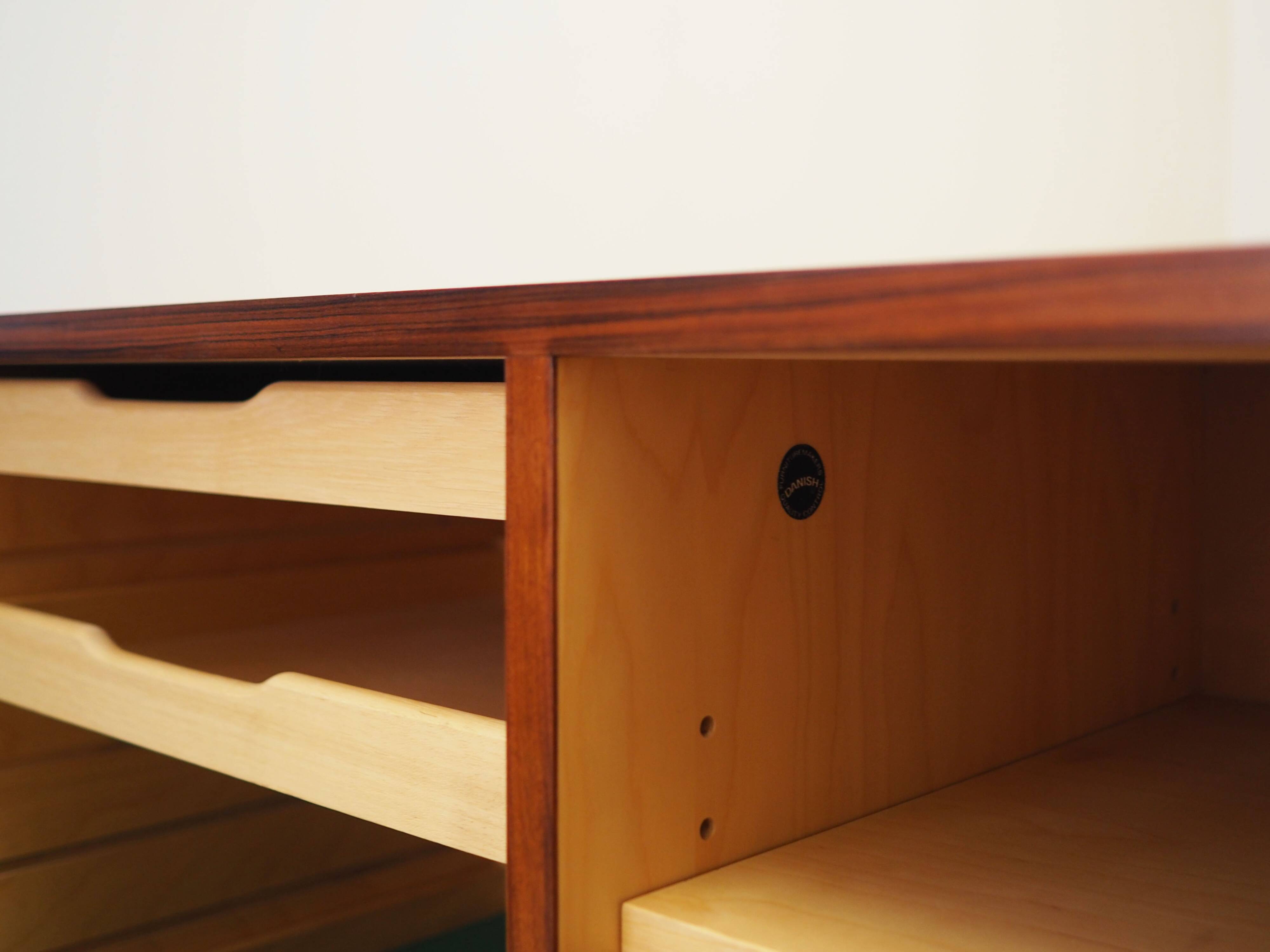 Rosewood cabinet, Danish design, 1970s, designer: Carlo Jensen, production: Hundevad