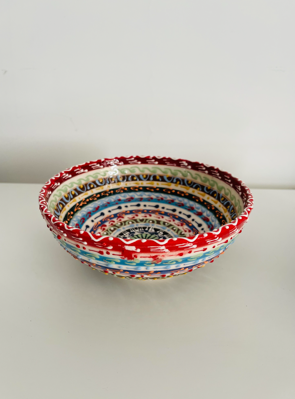 2 handmade Greek bowls