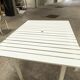 Garden furniture table and 4 armchairs 60's in its juice