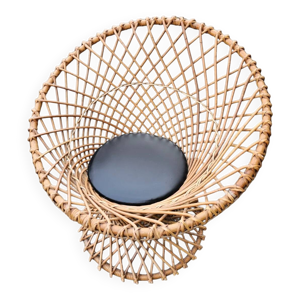 Fauteuil en rotin circulaire - noordwolde