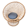 Fauteuil en rotin circulaire Rohé Noordwolde