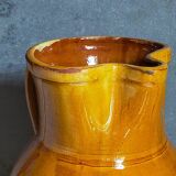 XXL pitcher vintage Provencal pottery from Salernes