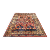 Tapis vintage tapisift serab rose 170x240 en laine et soie naturelle france