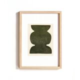 Duo of paints - pow and mood - dark khaki green - signed eawy