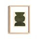 Duo of paints - pow and mood - dark khaki green - signed eawy