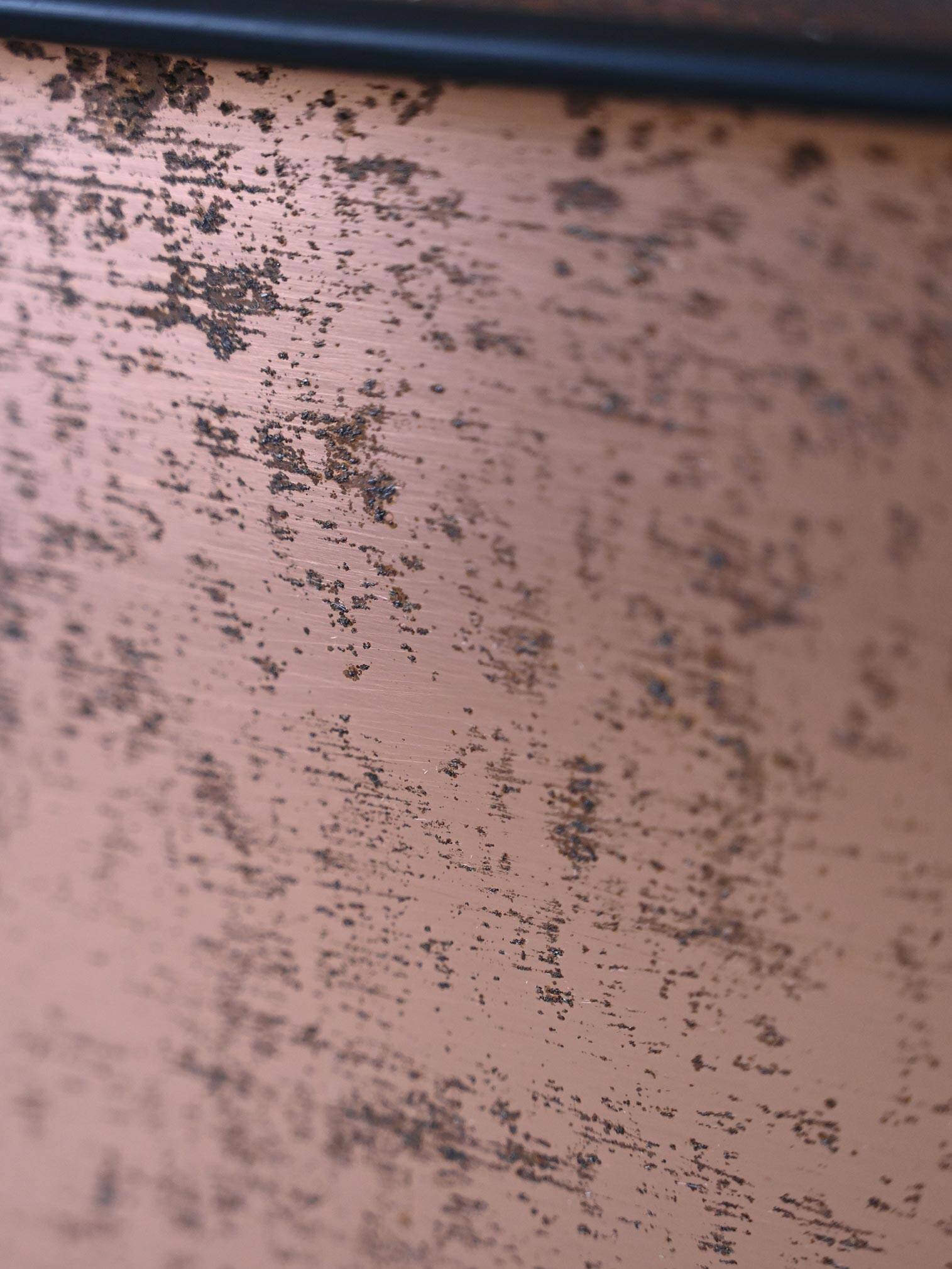 Vintage metal planter