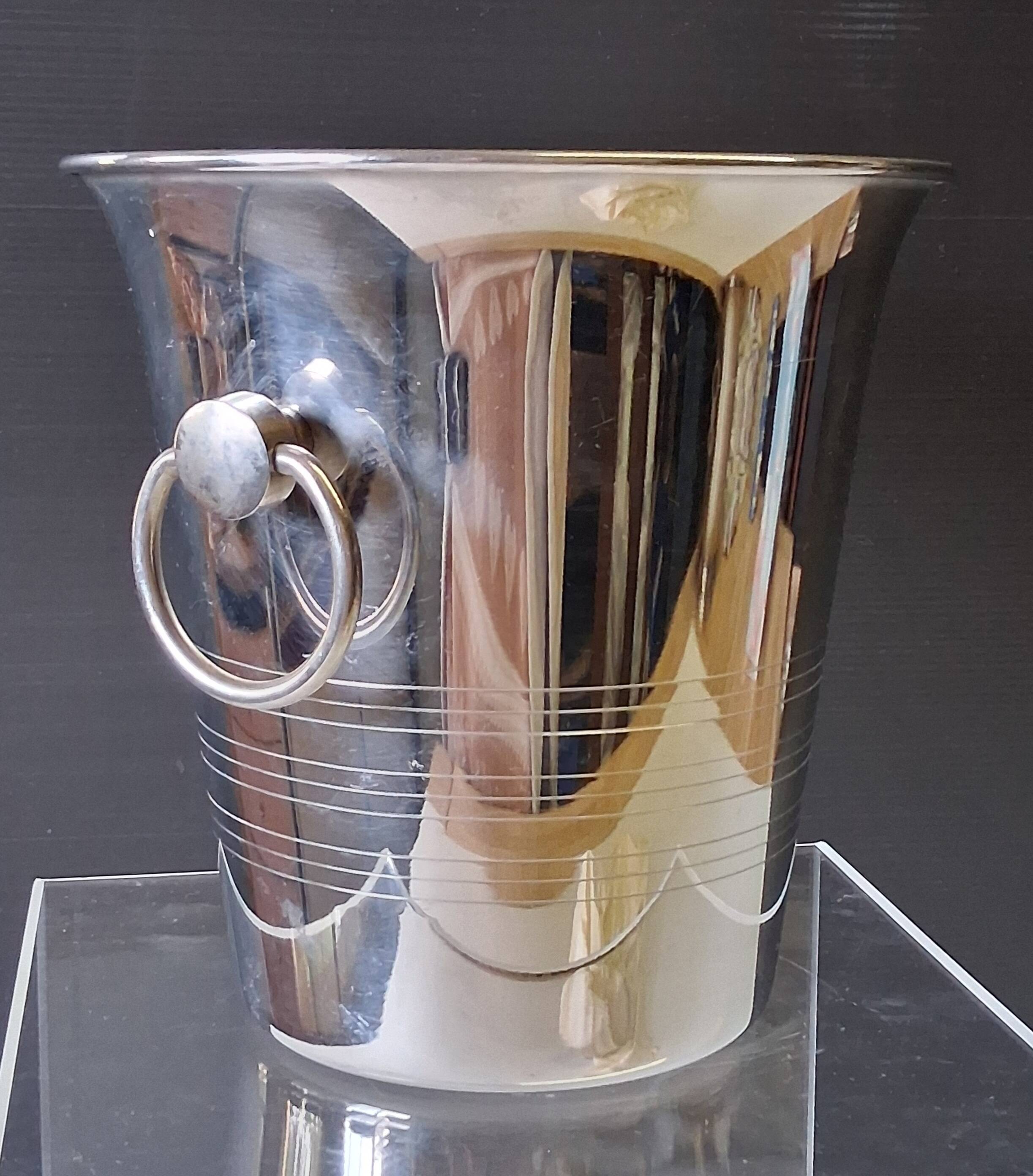 18/8 stainless steel champagne bucket from Guy Degrenne.