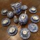 Service a cafe and tea in english porcelain by copeland spode, italy pattern.