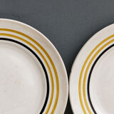 Lot of 9 dessert plates - Wolves Mill