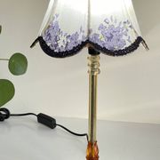 LAMPSHade Plexiglass and Lilac Fabric VINTAGE