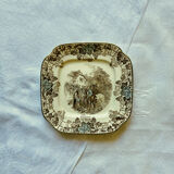 Set of 2 English earthenware plates Copeland spode's Byron