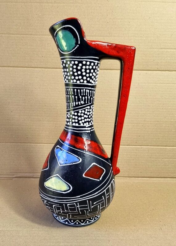 Vase Lamberto Mancnelli from Deruta Italy 50s