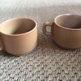 Duo de tasses en grès