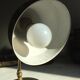 Architect Lamp Bag Turgi/Articulated Arm in Gold Metal/Design Indus Year 60