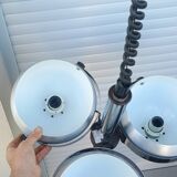 Suspension Lustre Space Age 1970 Eyeball Massive Art Belgium brushed aluminium