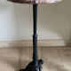 Mini bistro style pedestal table