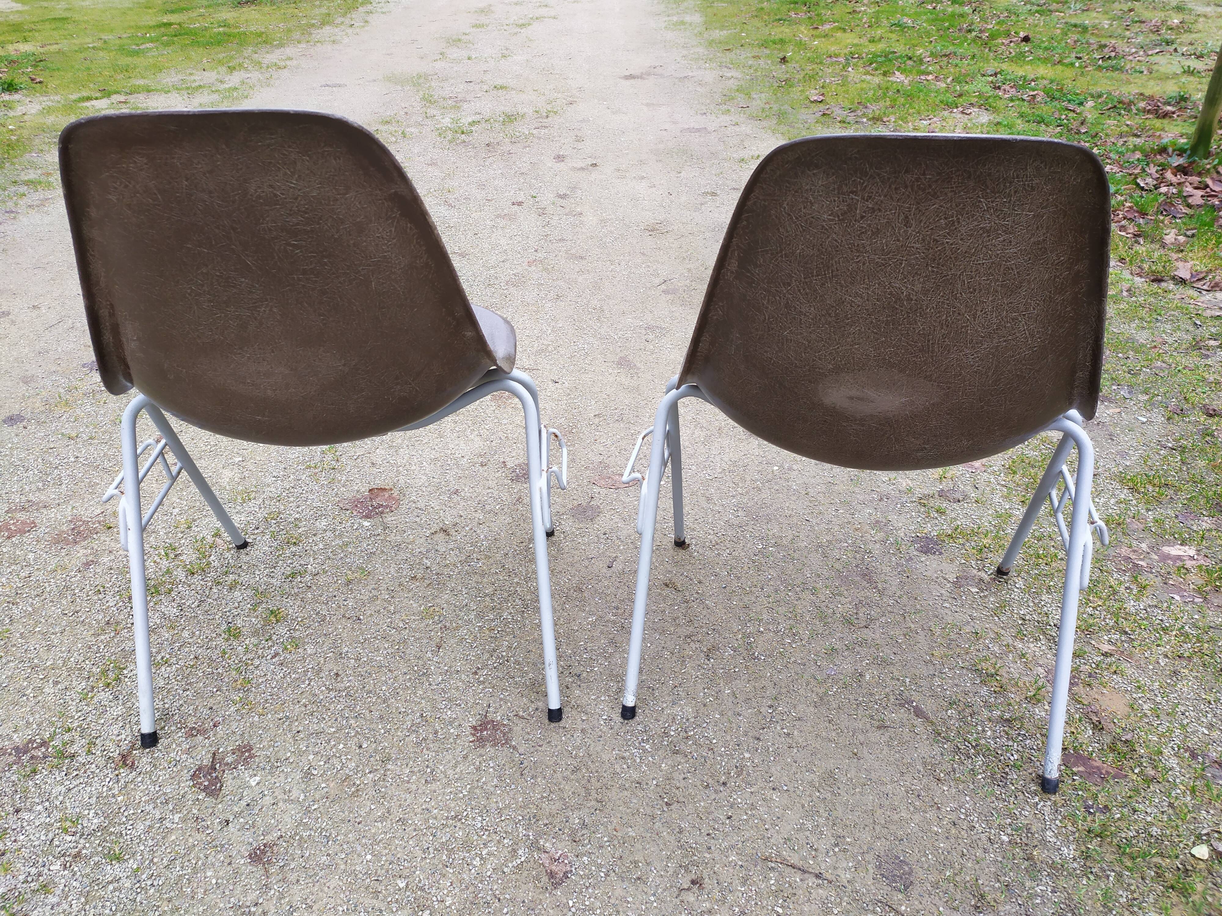 Charles and Ray Eames DSS chairs, Herman Miller, 50s-60s