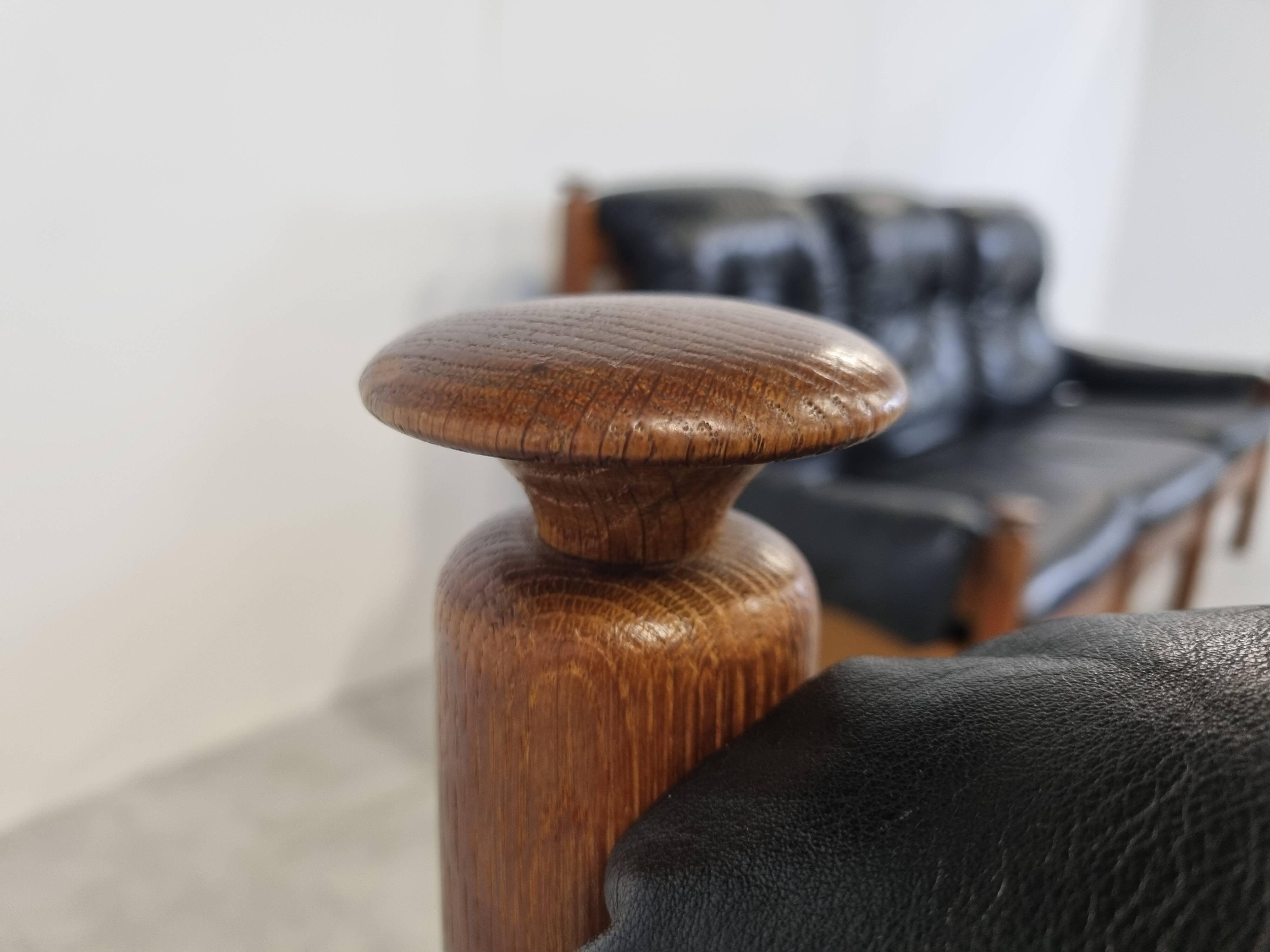 Ensemble de canapés brutalistes vintage, années 1970