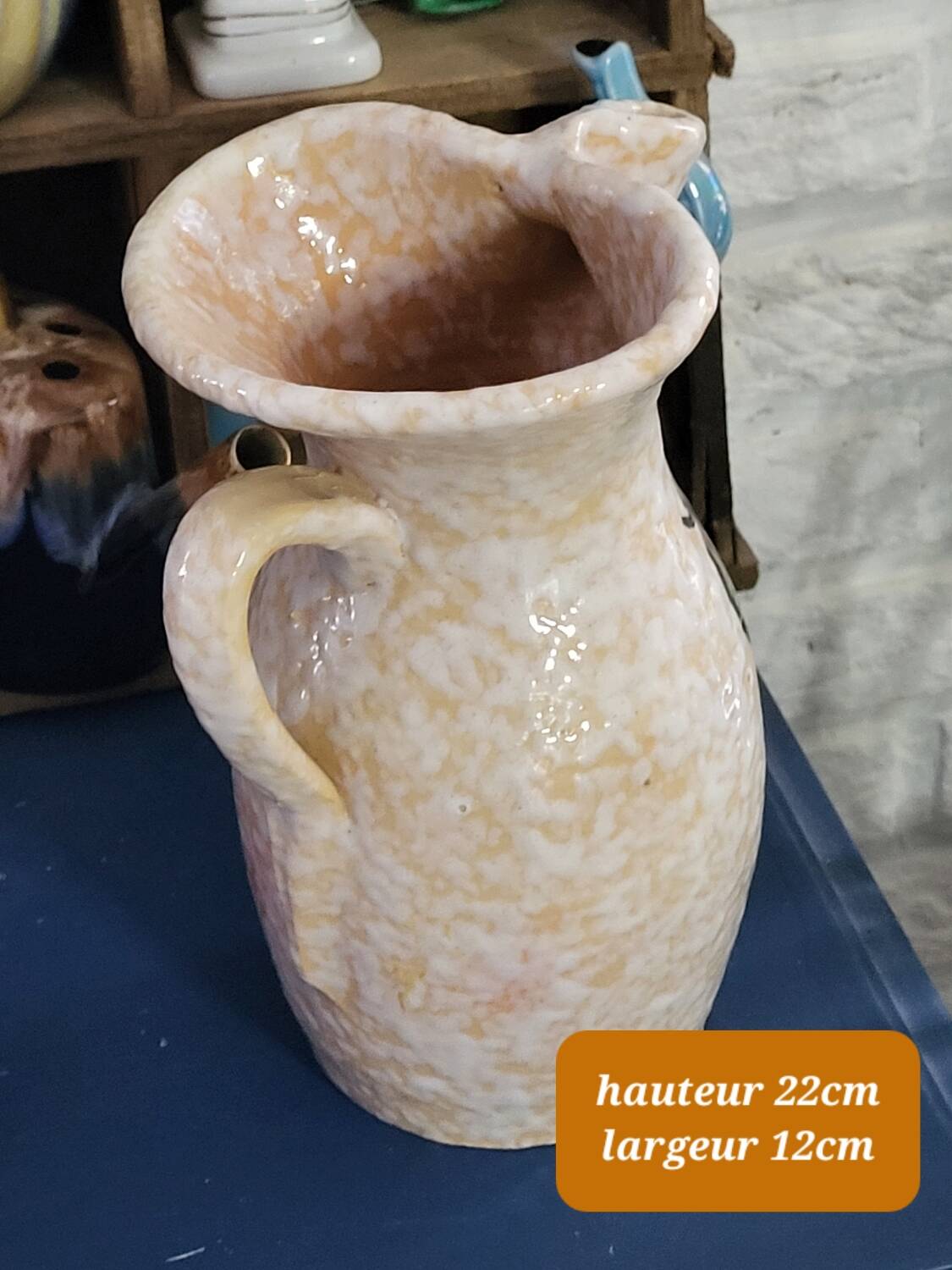 Pitcher decorated with fruit