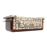 Vintage Art Deco sofa burl wood