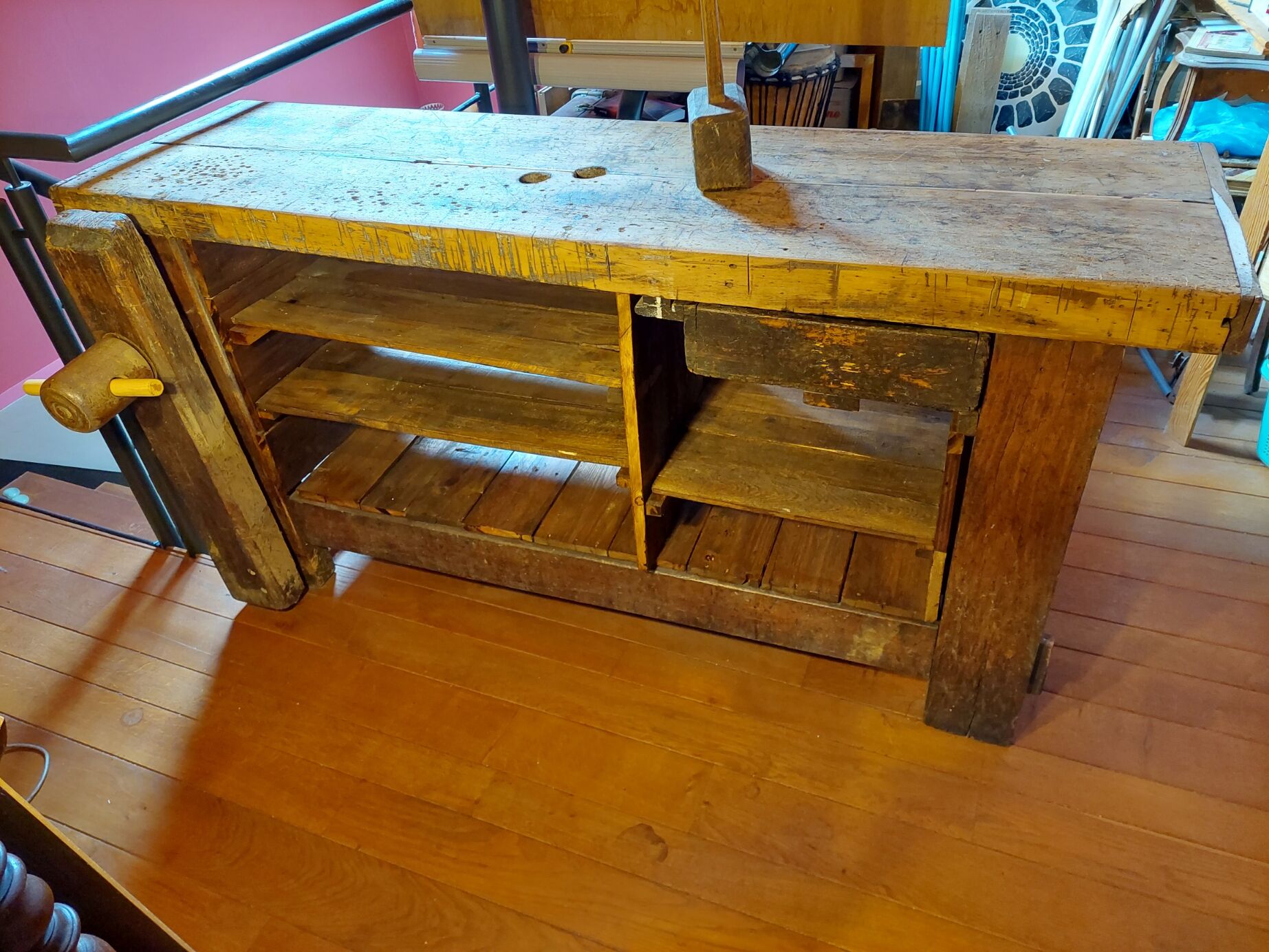 former carpenter's workbench