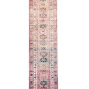 Shades of Pink Turkish Hallway Runner Rug, 78x360 Cm