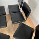 Série de 6 chaises de bureau vintage 1970