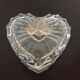 Bonbonnière en cristal en forme de cœur