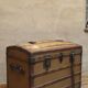 Antique curved transport trunk circa 1900 B.Vinay