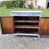 Parisian buffet in old grey ceruse pine