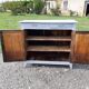 Parisian buffet in old grey ceruse pine