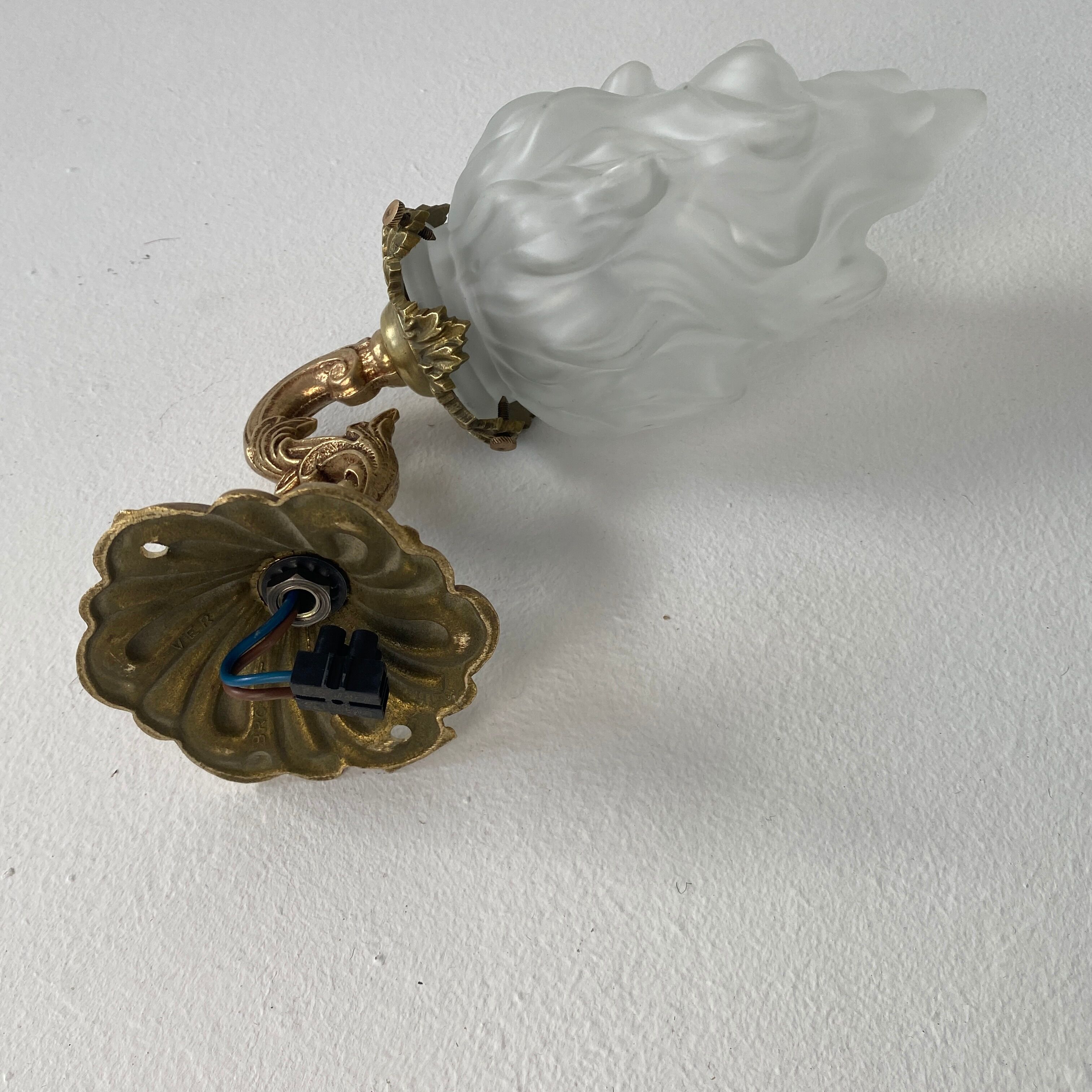 Pair of vintage art-deco sconces