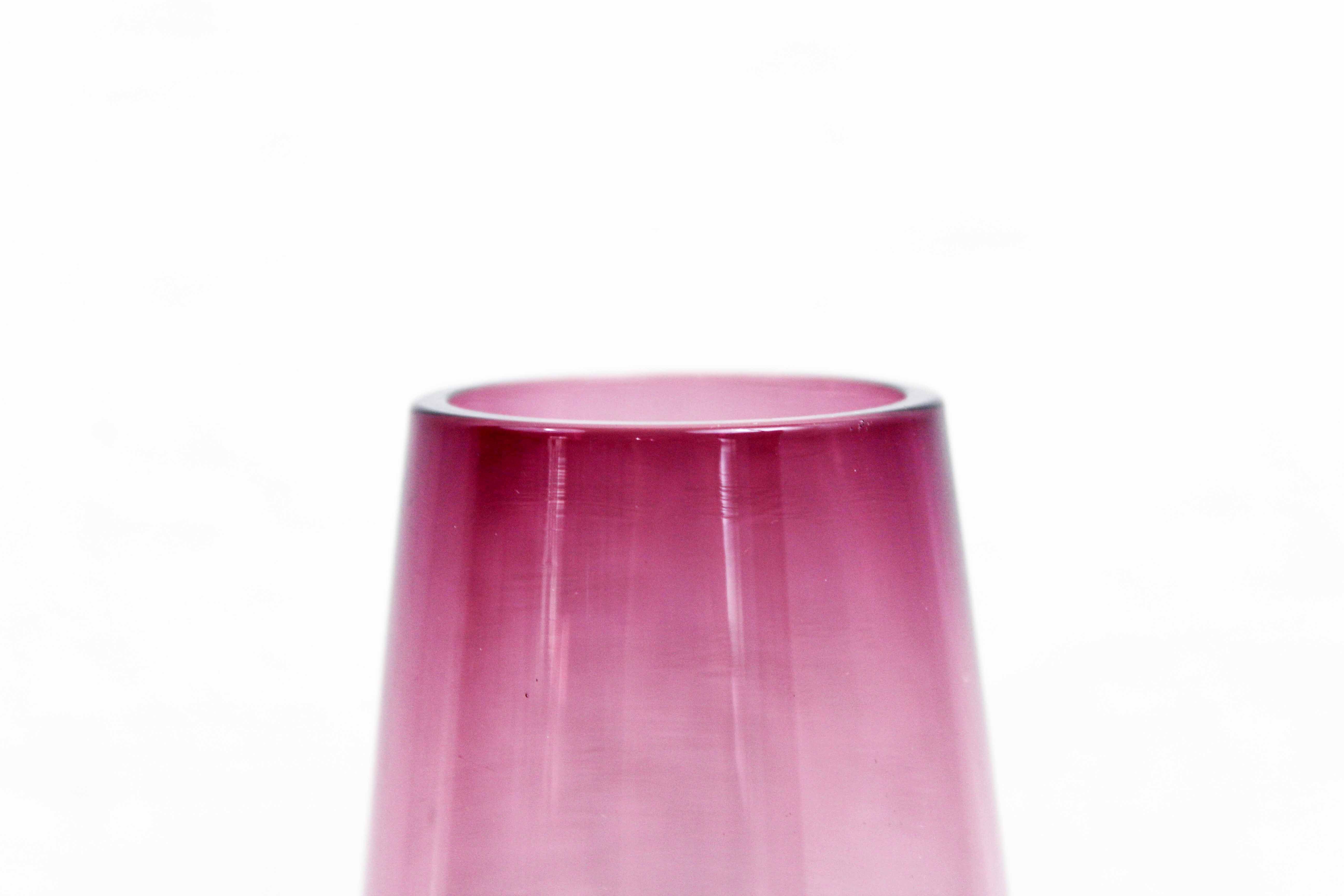 Purple vintage vase