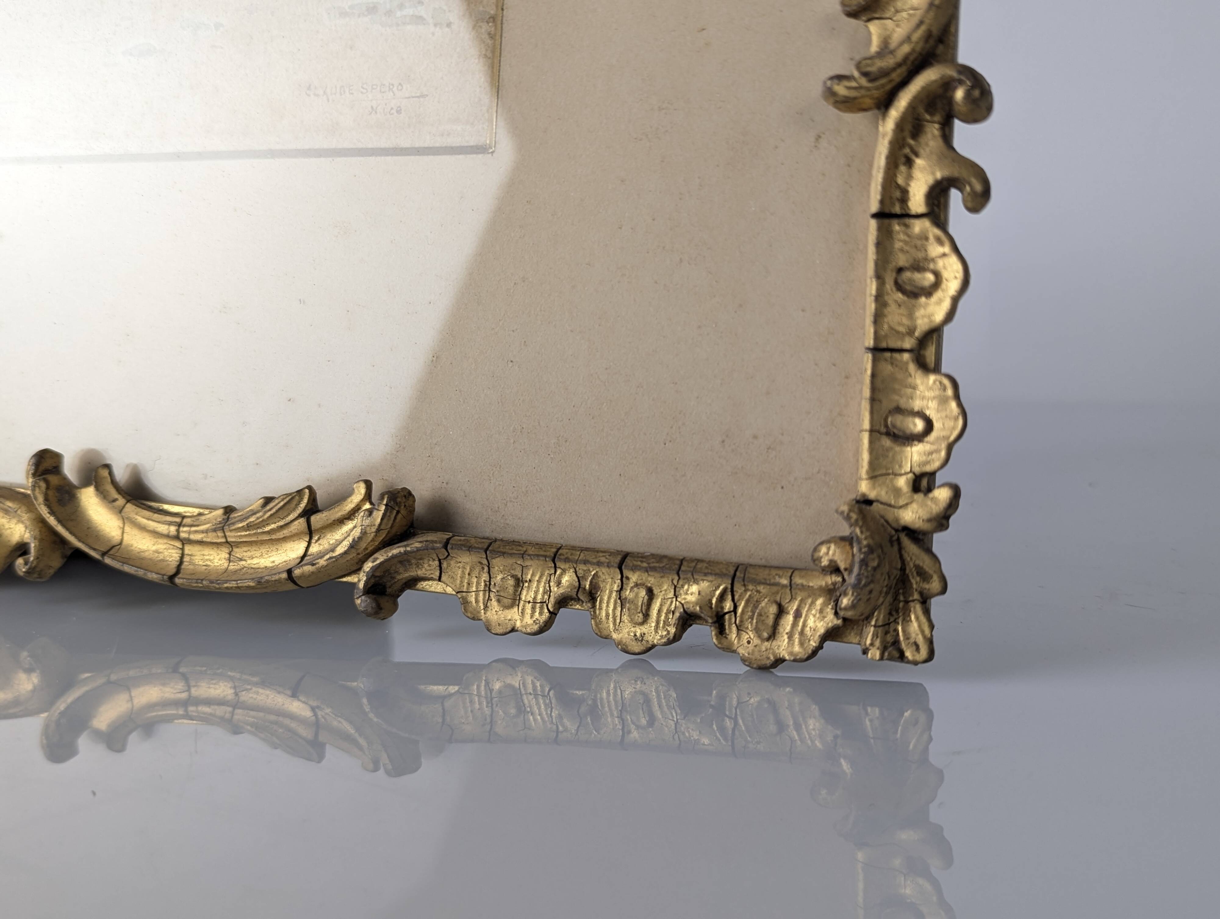 Watercolor of the Nice Market by Claude Spero, 1890s