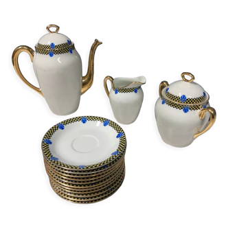 Service the et cafe 27 pieces porcelaine Limages