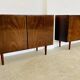 Vintage retro Danish mid-century rosewood sideboards by Gunni Omann 1960s
