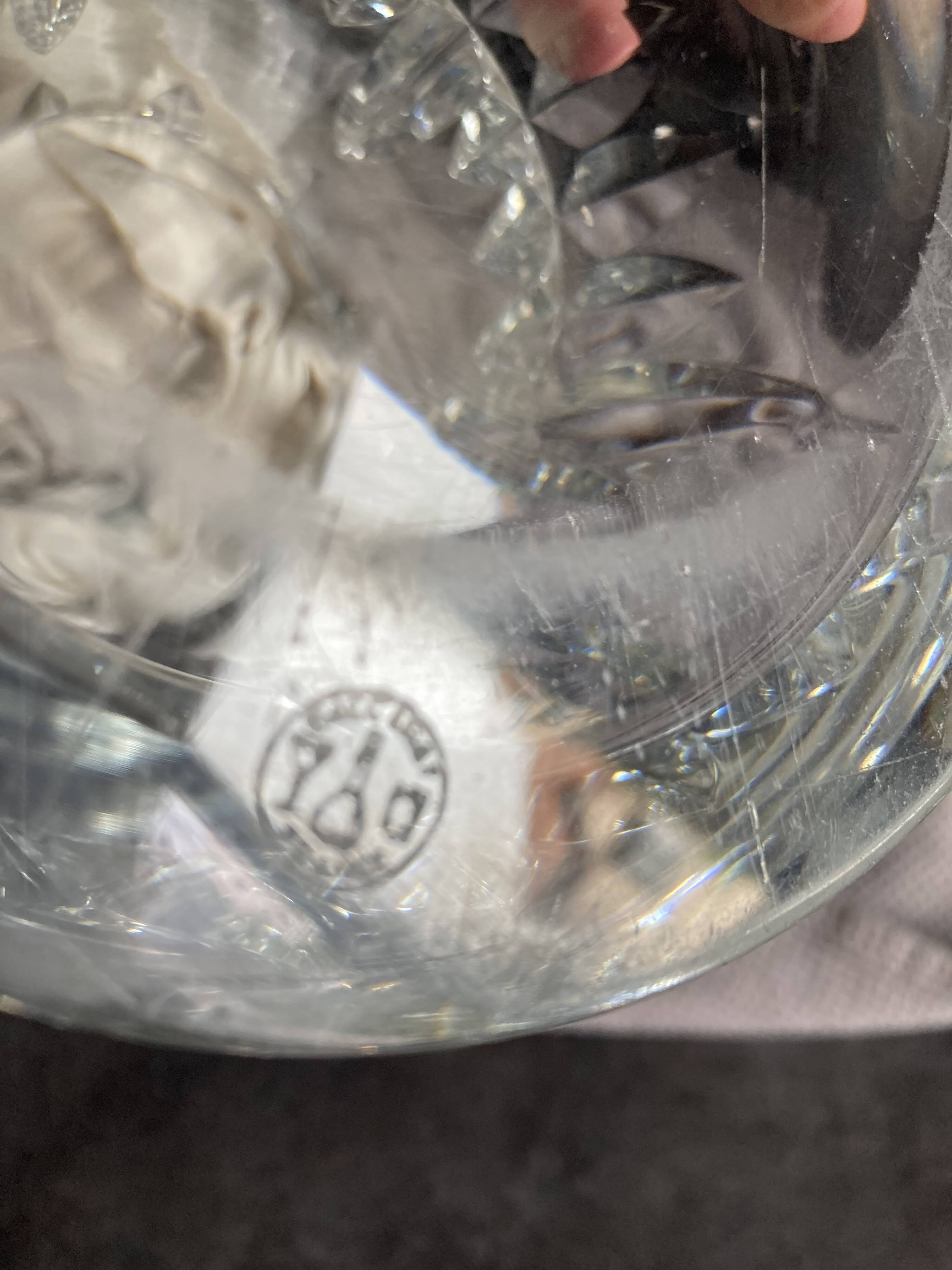 Baccarat crystal vase