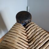 Mulched tripod stool