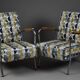 Paire de fauteuils Bauhaus, années 1950, Pologne