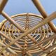 Chaises en rotin  à croisillons