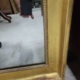 Large gilt mirror in 2 parts from the early 19th century