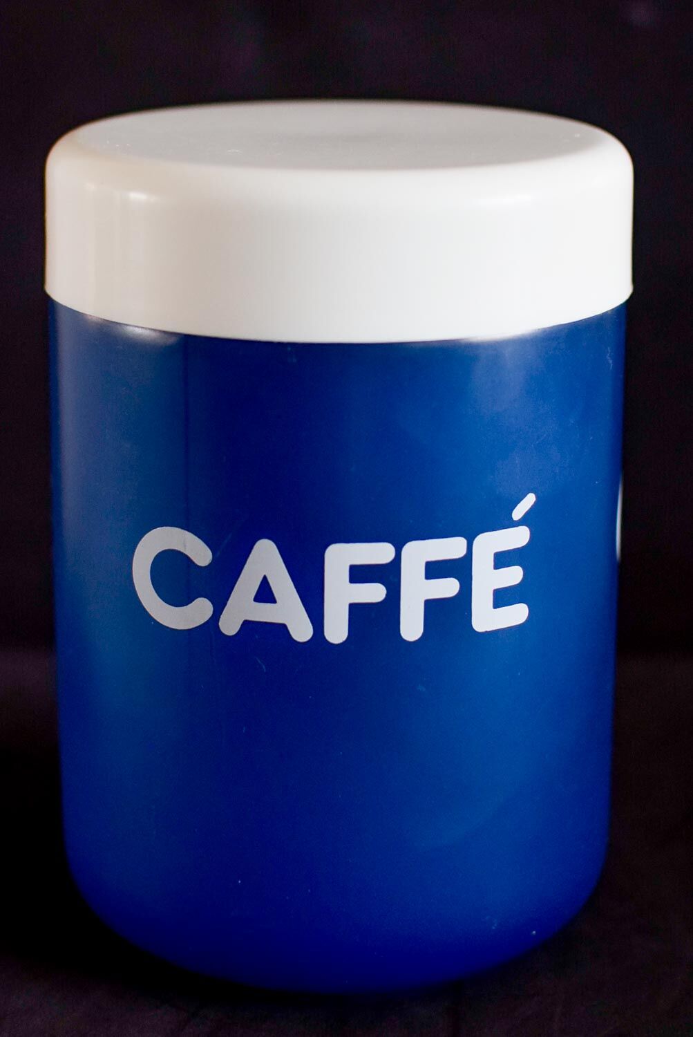 Bocal à café en verre bleu Cerve Italy
