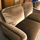 Sofa lounge two velvet armchairs 1970 Sanz